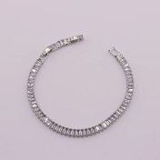 تصویر دستبند زنانه ژوپینگ مدل E1243 با نگین اتمی استیل 