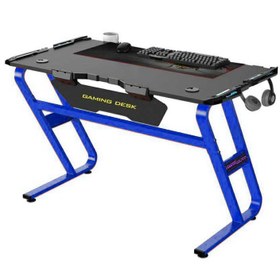 تصویر میز گیمینگ بلک ولف Black Wolf Gaming Desk BWGD-F1 Blue آبی 