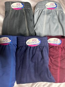 تصویر شورت مردانه پادار رنگی xL الوند - طوسی تیره / xL 