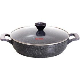 تصویر تابه دودسته گرانیتی کاندید مدل پروانه سایز ۲۴ 