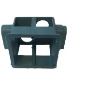 تصویر قوطی کلید برق پلاستیکی عمق زیاد سبز 