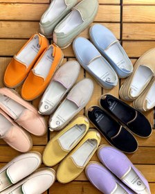 تصویر کالج کنفی زنانه والریا - مشکی / ۳۷ ا College shoes College shoes