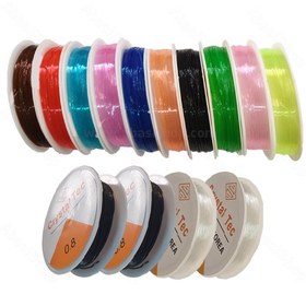 تصویر کش دستبند رنگی 10 colored bracelet elastics