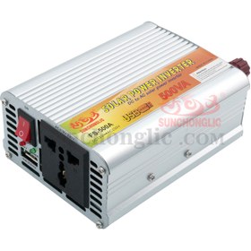 تصویر اینورتر 12 ولت 500 وات شبه سینوسی INVERTERSUN500W