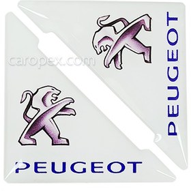 تصویر ضربه گیر اسپرت لبه درب خودرو ژله ای پژو Peugeot شفاف بسته 2 عددی 