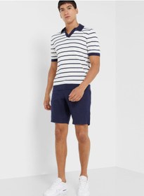 تصویر شلوارک برمودا با بند کشی برند mango man Drawstring Bermuda Shorts