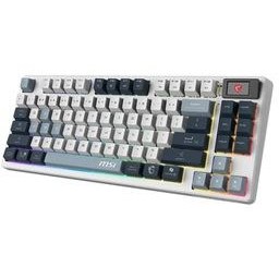 تصویر کیبورد مخصوص بازی ام اس آی مدل FORGE GK600 TKL SKY 