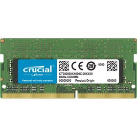 تصویر رم لپ تاپ DDR4 تک کاناله 3200 مگاهرتز CL22 کروشیال مدل CT8 ظرفیت 8 گیگابایت 