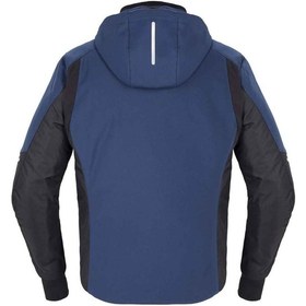 تصویر کاپشن موتورسوار بنفش مردانه موتور ژاکت Hoodie Armor H2Out آبی اسپیدی Spidi 