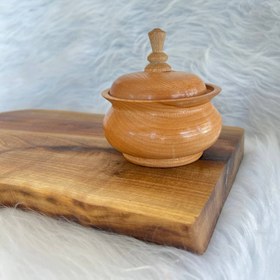 تصویر قندان چوبی گردو 