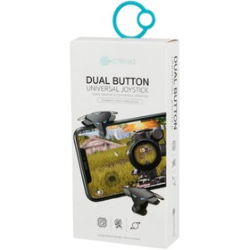 تصویر دسته بازی PubG انگشتی Coteetci Dual Botton Universal Joystick 33003 Coteetci Dual Botton Universal Joystick 33003 PubG Finger Gaming Controller