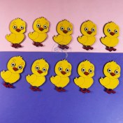 تصویر جوجه چوبی آموزشی (بسته ۱۰ عددی) 