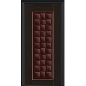 تصویر درب اتاقی ملامینه طرح حصیری - دو رو ملامینه Melamine room door with rattan design