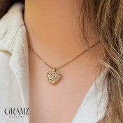 تصویر گردنبند قلب ژوپینگ مدل رامونا 