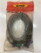 تصویر کابل KVM PS2 برند Knet طول 5 متر 