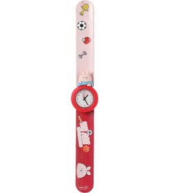 تصویر ساعت مچی کودک مینیسو، مدل Miniso Mini Family Children s Watches (Bun Bun) Collection Foreign Shaped Mouse، بن بن، قرمز 