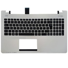 تصویر کیبرد لپ تاپ ایسوس S550 مشکی-با قاب C نقره ای ا Keyboard Laptop Asus S550 With Frame Keyboard Laptop Asus S550 With Frame