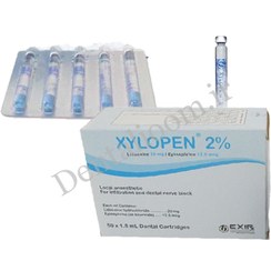 تصویر بی حسی دندانپزشکی (کارپول) 2% اکسیر Xylopen 2%