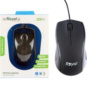 تصویر موس سیمی مدل Royal R-M201 