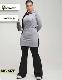 تصویر مانتو تک بیگ و فری سایز ورزشی زنانه NIKE کد 004 NIKE womens Big size and free size sports coat code 004