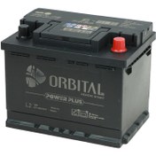 تصویر باتری خودرو اوربیتال وان مدل L2 ظرفیت ۵۰ آمپر اتمی 