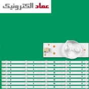 تصویر بک لایت اسنوا مدل‌های 43S36 و 43S37 – هشت خط 5LED 