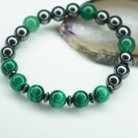 تصویر دستبند مالاکیت حدید کد310194 