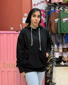 تصویر هودی و سویشرت مشکی - هودی 