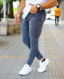 تصویر Premium Full Elastic Charcoal Jeans With Originality Guarantee 