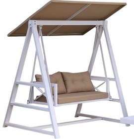 تصویر تاب آلومنیومی کویین دو نفره 