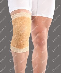 تصویر ساق بند حوله ای مخروطی پاک سمن<br><br><p class="align">Paksaman Terrycloth Shin Support ( Cone shape )</p> 