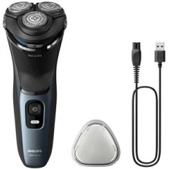 تصویر ریش تراش سه تیغ سری 3000 مدل S3244/12 فیلیپس PHILIPS SHAVER COMFORTABLE CLEAN SHAVE WET & DRY 3000 SERIES