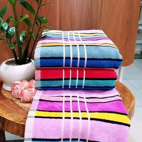 تصویر حوله دستی ۴۰ در ۸۰ الوان 