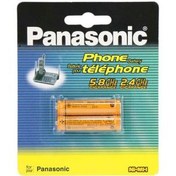 تصویر باتری نیم قلمی تلفن بی سیم HHR-3MRT/2BM پاناسونیک ا Panasonic HHR-3MRT / 2BM Cordless Phone Battery Panasonic HHR-3MRT / 2BM Cordless Phone Battery