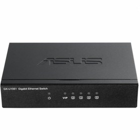 تصویر سوئیچ 5 پورت ایسوس GX-U1051 ASUS GX-U1051 5 Port 1000/100/10Mbps Wired Swich