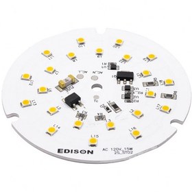 تصویر LED DOB سفید طبیعی 120VAC 15W قطر 70mm مارک EDISON 