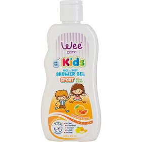 تصویر شامپو صورت و بدن کودک کیدز اسپورت 200میل وی کر Wee Care Kids Sport Face And Body Shampoo 200ml