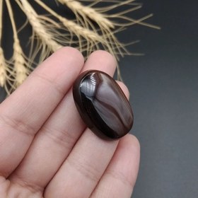 تصویر نگین عقیق سلیمانی خراسانی اصل معدنی کد 8182 