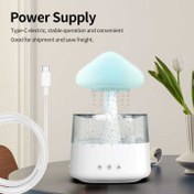 تصویر بخور و دستگاه شبیه‌ساز باران و رطوبت Rain Cloud Humidifier 