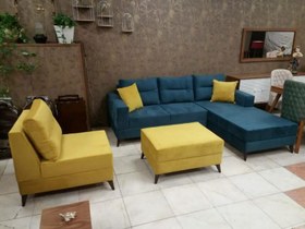 تصویر مبل راحتی ال کلاسیک ۵ نفره 