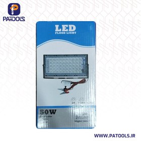 تصویر چراغ LED ورقی باطری خودرو 50W 