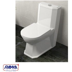 تصویر توالت فرنگی گلسار مدل دایموند درجه یک توالت فرنگی گلسار مدل دایموند درجه یک