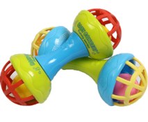 تصویر جغجغه دمبلی نوزاد دندانگیر 