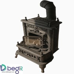 تصویر بخاری چدن کد 303 