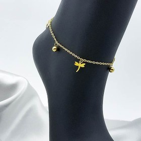 تصویر پابند دخترانه زنانه طرح سنجاقک کد25-1201 anklet jewlery