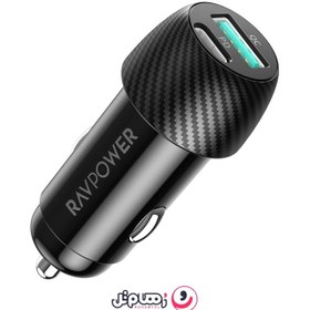 تصویر شارژر فندکی راوپاور مدل RP-VC030 RAVPower RP-VC030 Car Charger