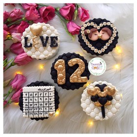 تصویر پک کاپ کیک سالگرد ازدواج 