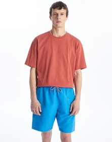 تصویر Kısa Boy Basic Erkek Deniz Şortu 