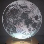 تصویر چراغ خواب طرح کره ماه مدل هفت رنگ 