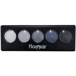 تصویر پالت سایه چشم 5 رنگ فلورمار Flormar مدل Black Dust شماره 05 